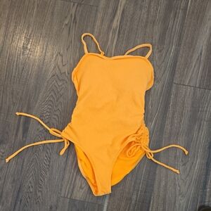Orange One-Piece Swimsuit